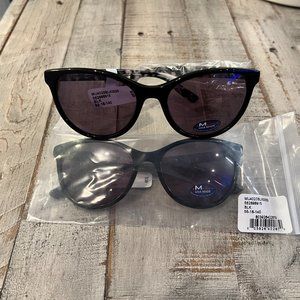 M America Ladies Sunglasses NWT  Black